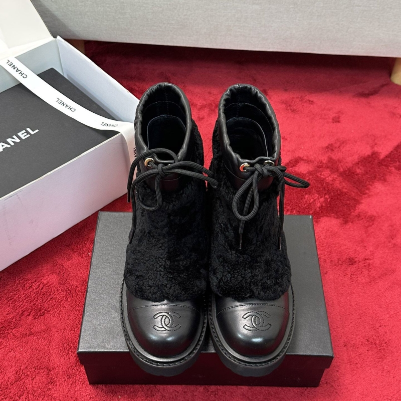 Ch*el leather shoes